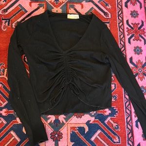 Black ruched top